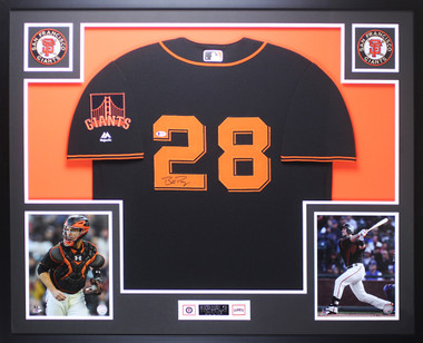 Buster Posey Framed Giants Autographed Photo