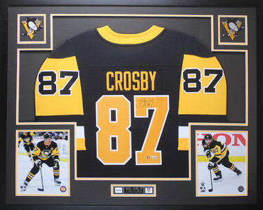 Sidney Crosby Pittsburgh Penguins Autographed Black Adidas Jersey