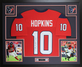 DeAndre Hopkins Autographed and Framed Houston Texans Jersey