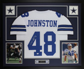 Daryl Johnston Autographed and Framed Dallas Cowboys Jersey