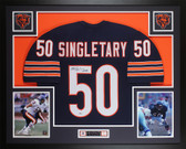 Mike Singletary Autographed and Framed Chicago Bears Jersey