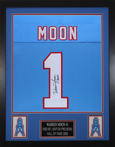 Houston Oilers Warren Moon Autographed Signed Inscribed Jersey Jsa Coa –  MVP Authentics