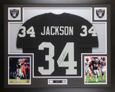 Bo Jackson Autographed and Framed Oakland Raiders Jersey