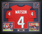 Deshaun Watson Autographed and Framed Houston Texans Jersey