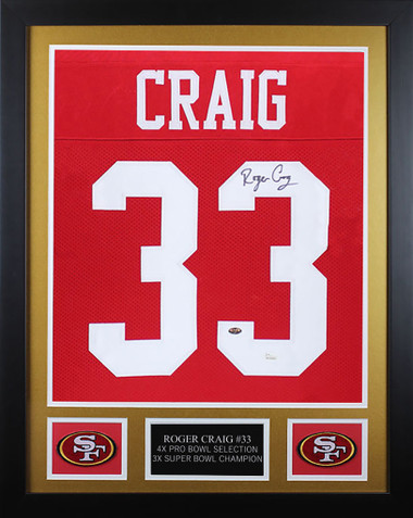 Roger Craig Autographed Signed Framed San Francisco 49ers 