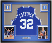 Christian Laettner Autographed and Framed Duke Blue Devils Jersey