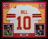 Tyreek Hill Autographed and Framed Kansas City Chiefs Jersey