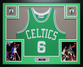 Bill Russell Autographed and Framed Boston Celtics Jersey