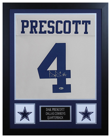 Dak Prescott Dallas Cowboys Signed Blue Pro Style Jersey (BAS COA) —  Ultimate Autographs