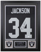 Bo Jackson Autographed and Framed Oakland Raiders Jersey