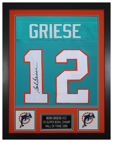 Bob Griese Signed Miami Dolphins Jersey (JSA) 2×Super Bowl