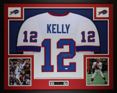 Jim Kelly Autographed and Framed Buffalo Bills Jersey