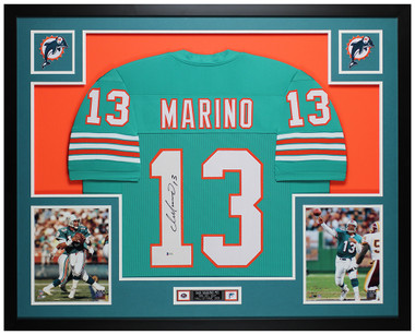 Framed Miami Dolphins Dan Marino Autographed Signed Jersey Upper Deck – MVP  Authentics