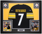 Ben Roethlisberger Autographed and Framed Pittsburgh Steelers Jersey