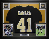 Alvin Kamara Autographed and Framed New Orleans Saints Jersey