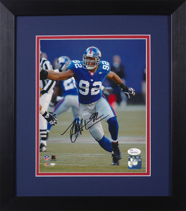 Michael Strahan Signed Framed Jersey JSA Autographed New York Giants