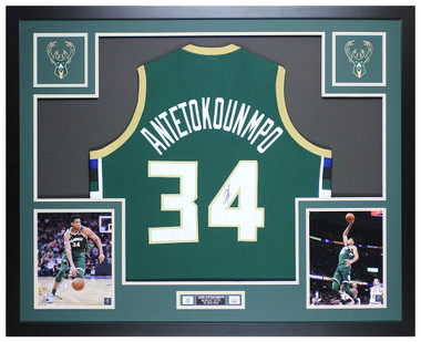 Autographed/Signed Giannis Antetokounmpo Milwaukee Green Custom Basketball  Jersey JSA COA at 's Sports Collectibles Store