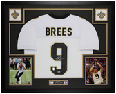 Drew Brees Autographed and Framed New Orleans Saints Jersey