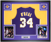 Shaquille O'Neal Autographed and Framed Los Angeles Lakers Jersey