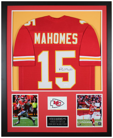 KANSAS CITY CHIEFS PATRICK MAHOMES SIGNED JERSEY JSA COA AUTHENTIC  AUTOGRAPH NFL