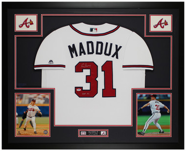 Greg Maddux Autographed Atlanta Braves Signed Majestic Baseball Jersey  Beckett COA