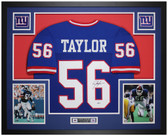 Lawrence Taylor Autographed and Framed New York Giants Jersey