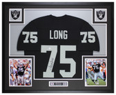 Howie Long Autographed and Framed Oakland Raiders Jersey