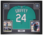 Ken Griffey Jr Autographed and Framed Seattle Mariners Jersey