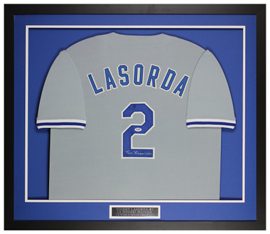 Tommy Lasorda Gets Dodger Jersey-Lined Blazer