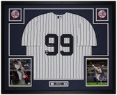 Aaron Judge Autographed and Framed New York Yankees Jersey