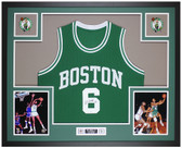 Bill Russell Autographed and Framed Boston Celtics Jersey