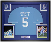 George Brett Autographed and Framed Kansas City Royals Jersey