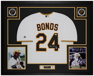 Barry Bonds Autographed Pittsburgh Custom Baseball Jersey - JSA COA