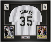 Frank Thomas Autographed and Framed Chicago White Sox Jersey