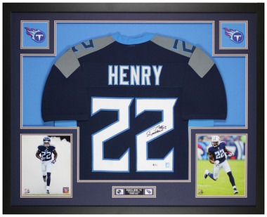 Shop Derrick Henry Tennessee Titans Framed Player Collage with a Piece of  Game-Used Football