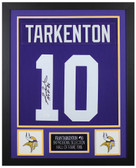 Fran Tarkenton Autographed and Framed Minnesota Vikings Jersey