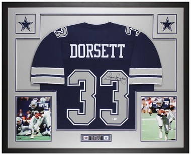 Pittsburgh Tony Dorsett Authentic Signed Blue Pro Style Jersey BAS Witnessed