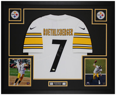 Ben Roethlisberger Pittsburgh Steelers Autographed White Nike Limited Jersey