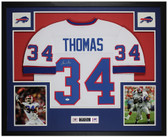 Thurman Thomas Autographed and Framed Buffalo Bills Jersey