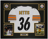 Jerome Bettis Autographed and Framed Pittsburgh Steelers Jersey