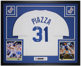 Mike Piazza Autographed and Framed Los Angeles Dodgers Jersey