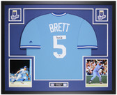 George Brett Autographed and Framed Kansas City Royals Jersey