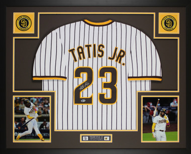 Fernando Tatis Jr Autographed and Framed San Diego Padres Jersey