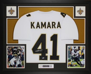 Framed Alvin Kamara Autographed Signed New Orleans Saints Jersey Jsa C –  MVP Authentics