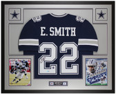 Emmitt Smith Autographed and Framed Dallas Cowboys Jersey