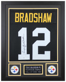 Terry Bradshaw Autographed and Framed Pittsburgh Steelers Jersey