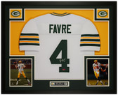 Brett Favre Autographed and Framed Green Bay Packers Jersey