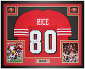 Jerry Rice Autographed and Framed San Francisco 49ers Jersey