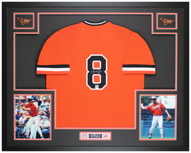 Cal Ripken Men's Baltimore Orioles 1989 Throwback Jersey - Orange Authentic