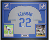 Clayton Kershaw Autographed and Framed Los Angeles Dodgers Jersey